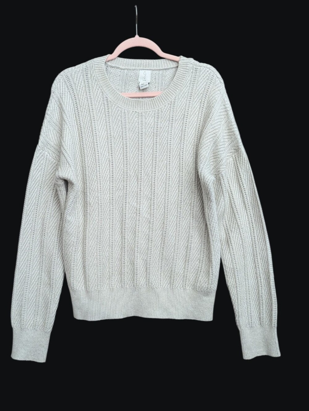 Joie Women's Knit Pullover Sweater Tan Cream Women's Size XL